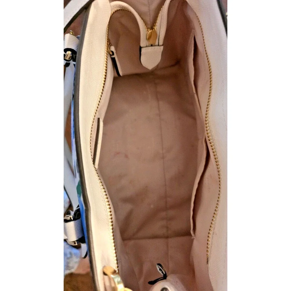 KATE SPADE RAE FLORAL MEDIUM SATCHEL KL061 MULTI CREAM NWT